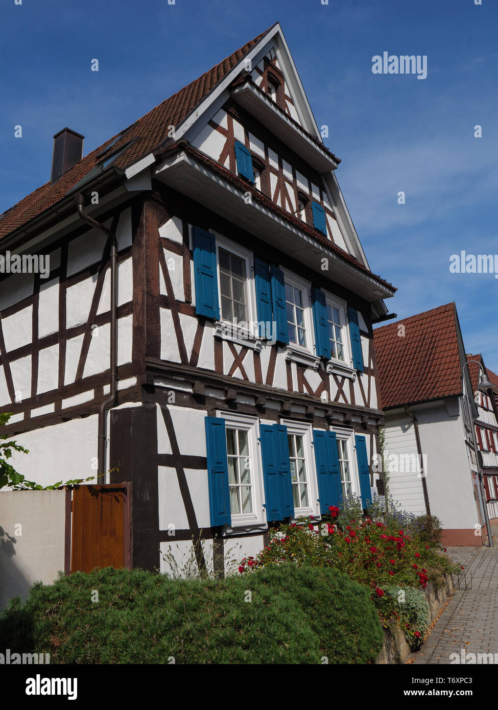 Fachwerk Haus Stockfoto
