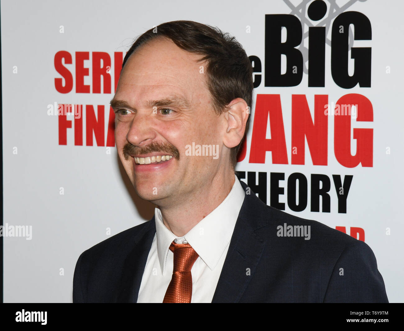 Mai 1, 2019 - Pasadena, Kalifornien, USA - 01. Mai 2019 - Pasadena, Kalifornien - David Theune. ''The Big Bang Theory'' Reihe finale Party im The Langham Huntington. Photo Credit: Billy Bennight/AdMedia (Credit Bild: © Billy Bennight/AdMedia über ZUMA Draht) Stockfoto