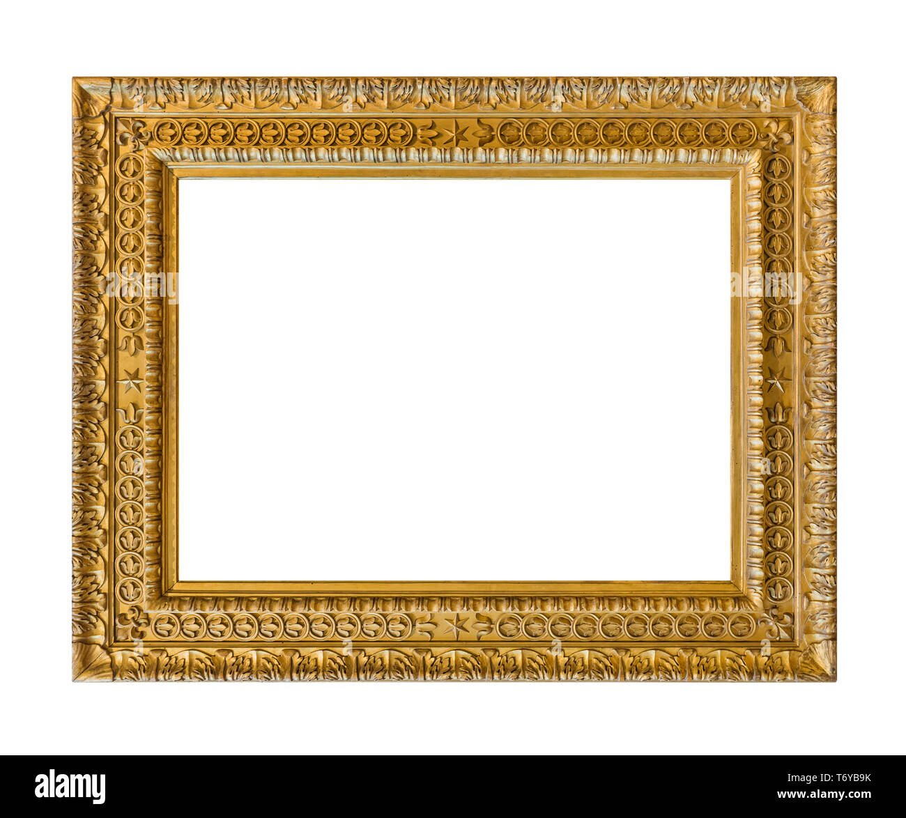Alte hölzerne Bilderrahmen Stockfoto