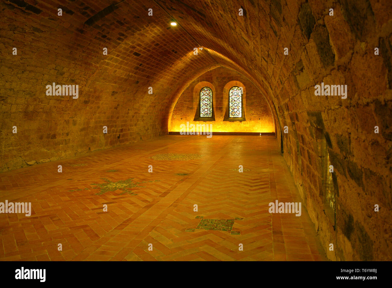 Abtei Fontfroide Narbonne, Frankreich Stockfoto