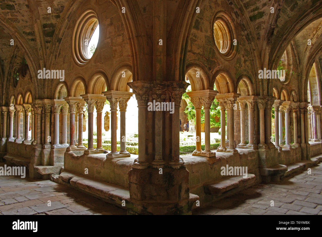 Abtei Fontfroide Narbonne, Frankreich Stockfoto