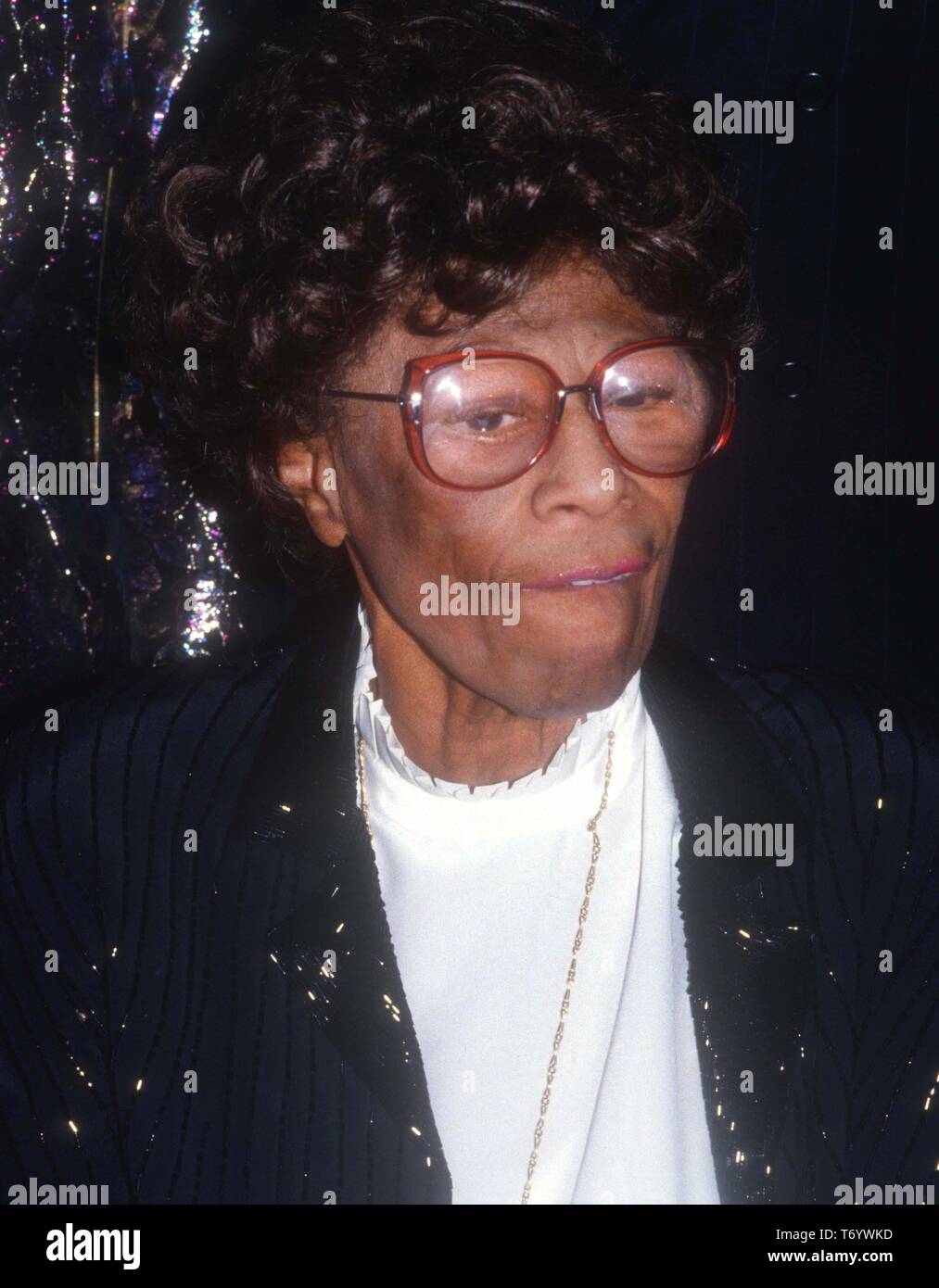 Ella Fitzgerald 1986 Foto von John Barrett/PHOTOlink.net/MediaPunch Stockfoto