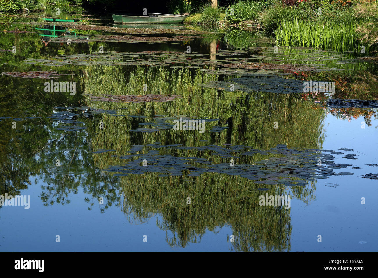 Monet's Garden, Giverny, Normandie, Frankreich Stockfoto