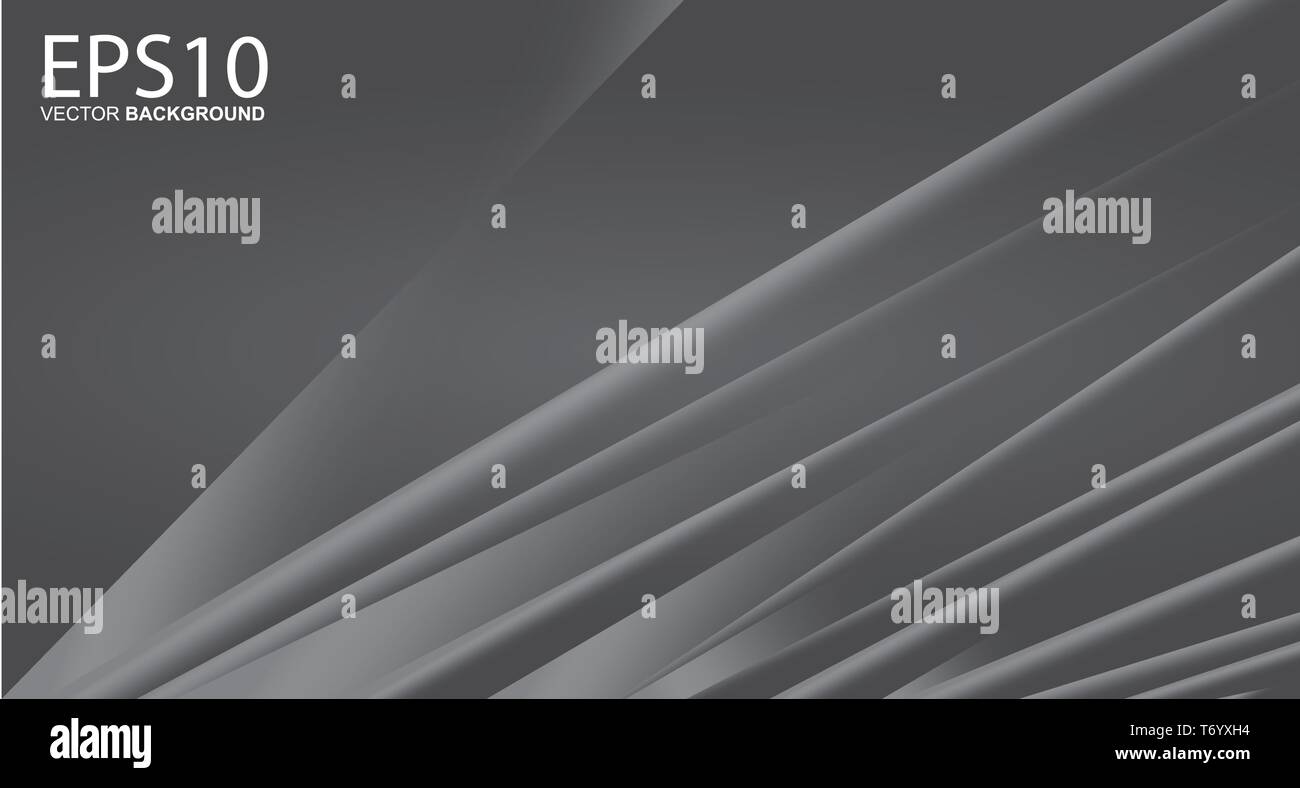 Abstrakte gradient Dunkelgrau Farbe Hintergrund Stock Vektor