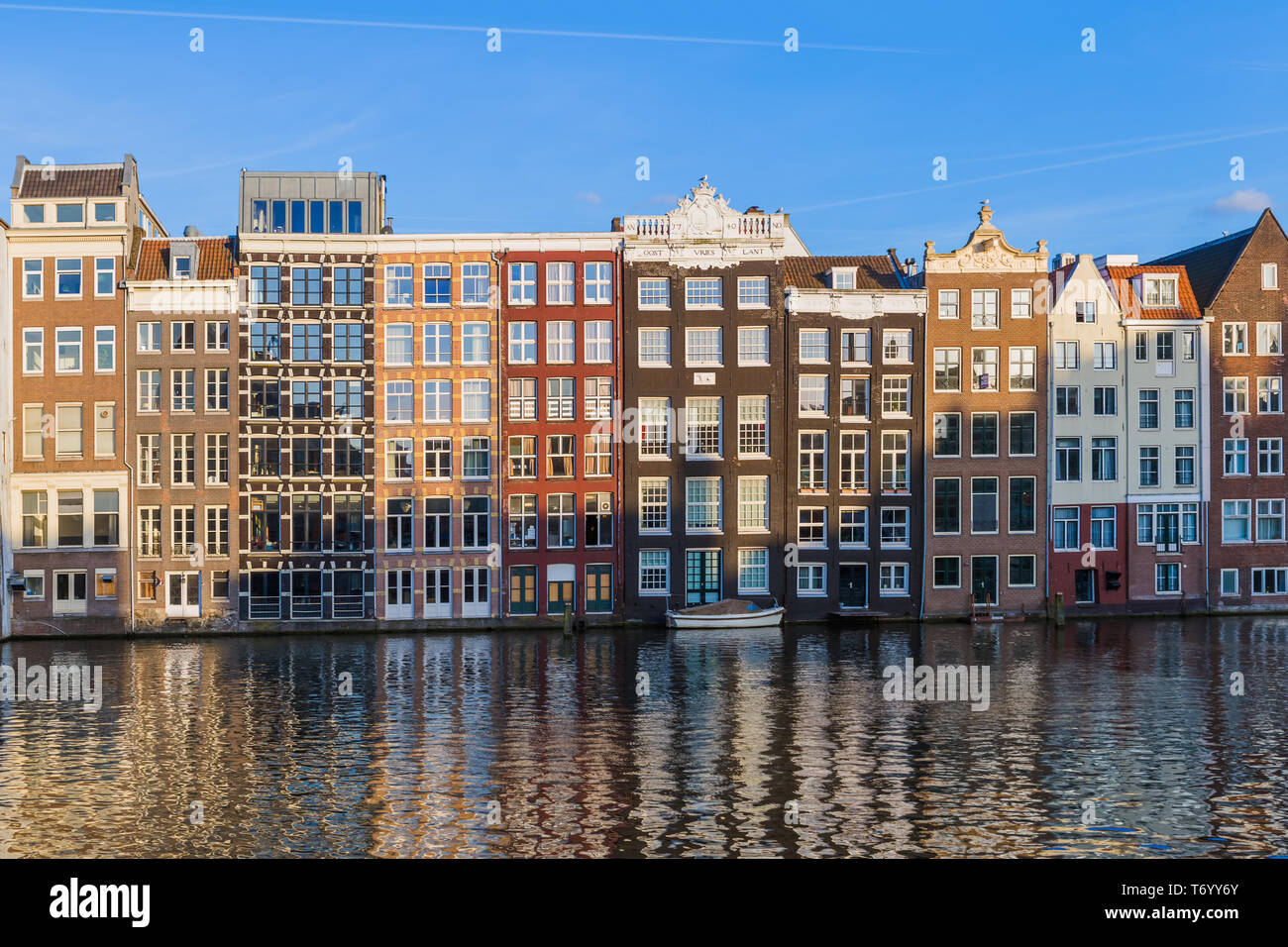 Amsterdam Stadtbild - Niederlande Stockfoto