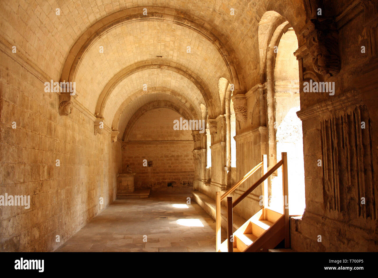 Abtei Montmajour, Arles, Frankreich Stockfoto