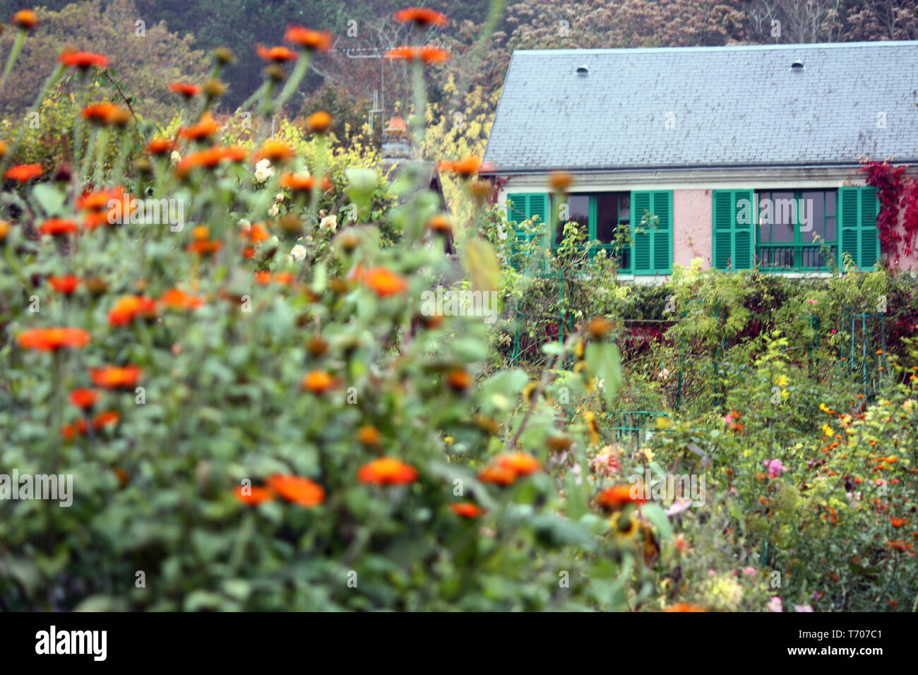 Monets Garten in Giverny, Normandie, Frankreich Stockfoto