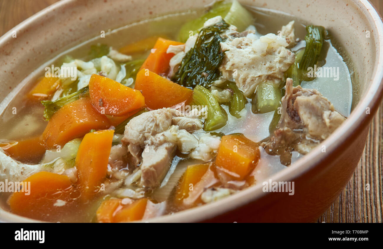 North Woods wilder Reis Suppe Stockfoto