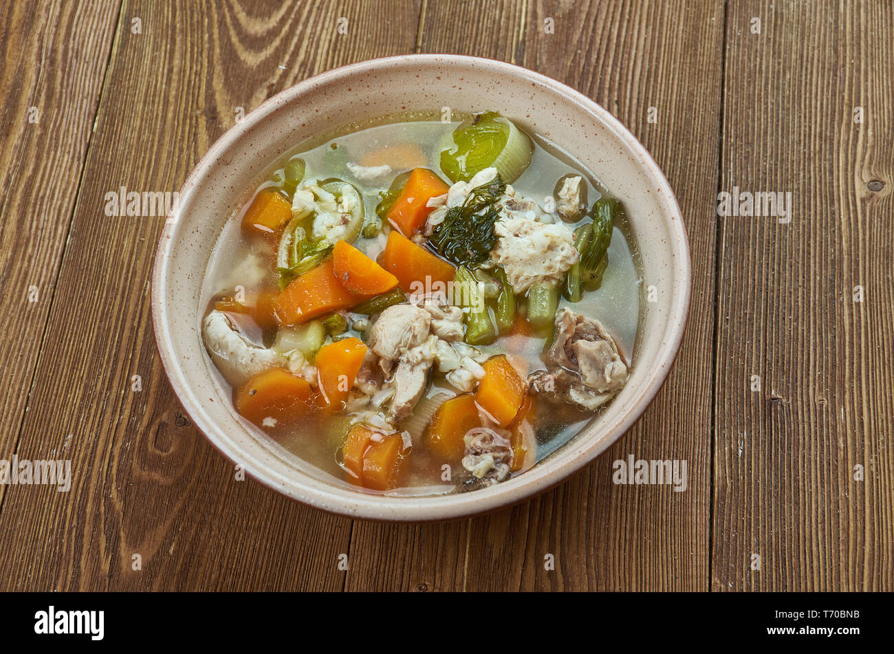 North Woods wilder Reis Suppe Stockfoto
