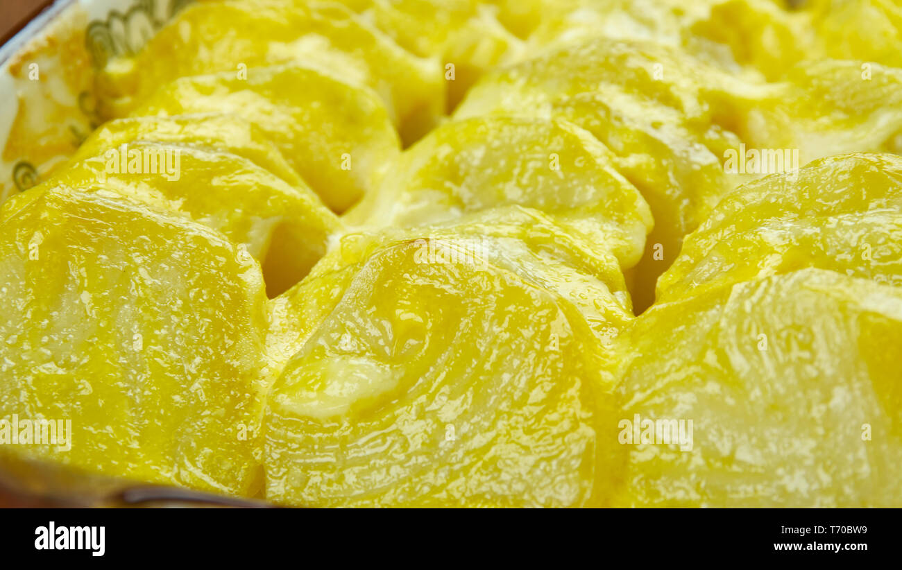 Flodekartofler Stockfoto