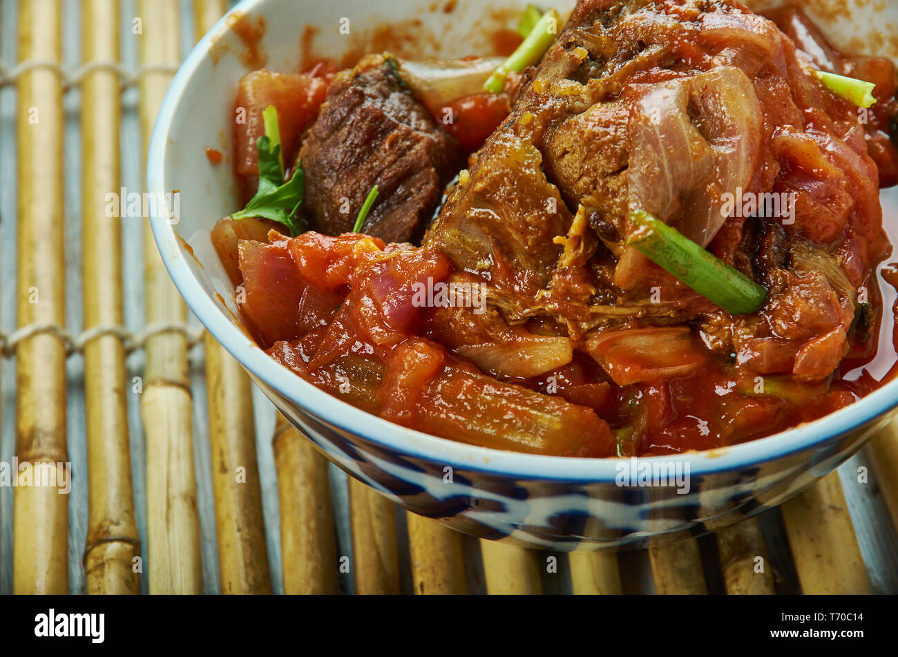 Rampuri korma Stockfoto