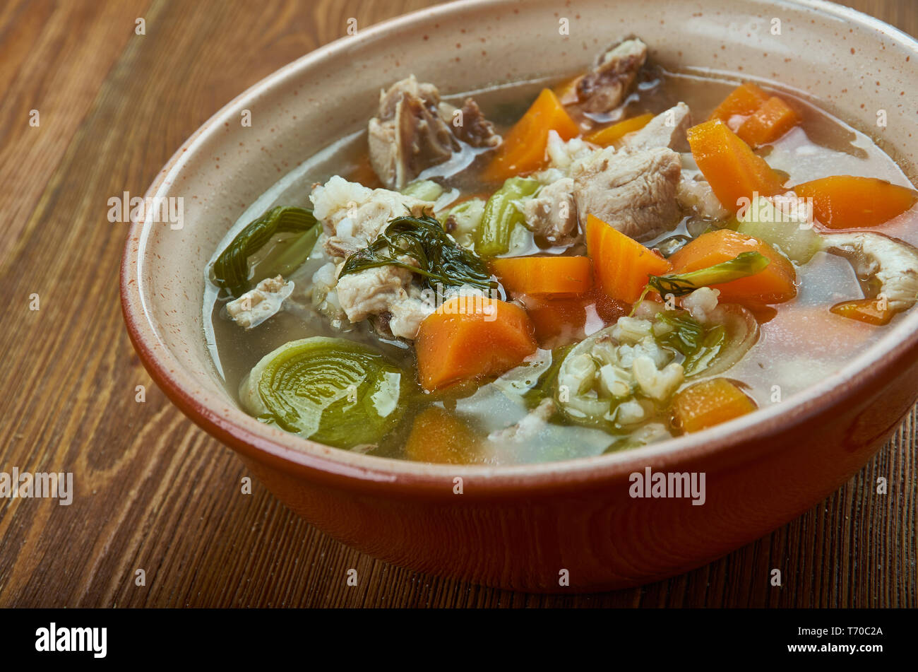 North Woods wilder Reis Suppe Stockfoto