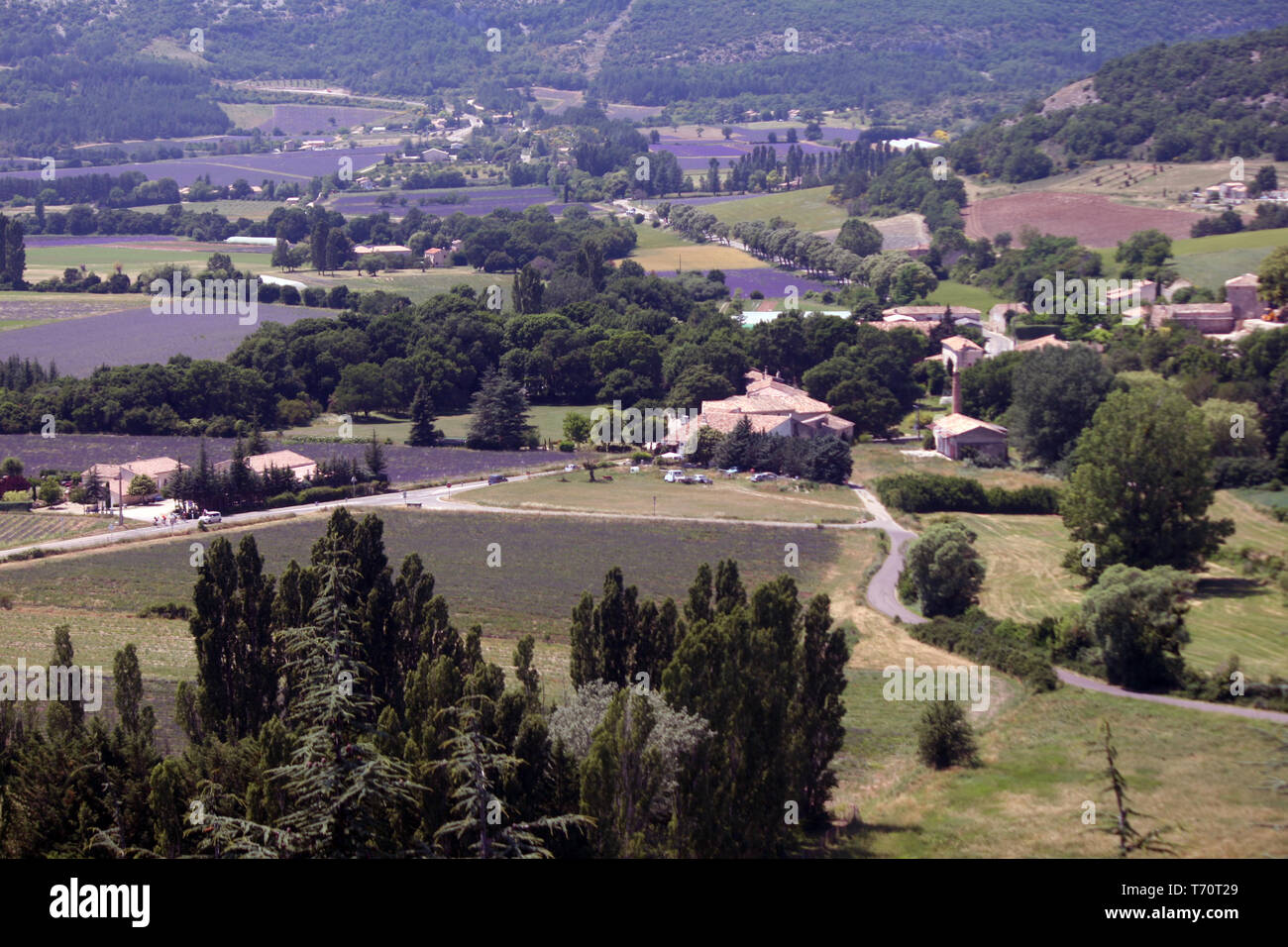 Sault Landschaft, Frankreich Stockfoto