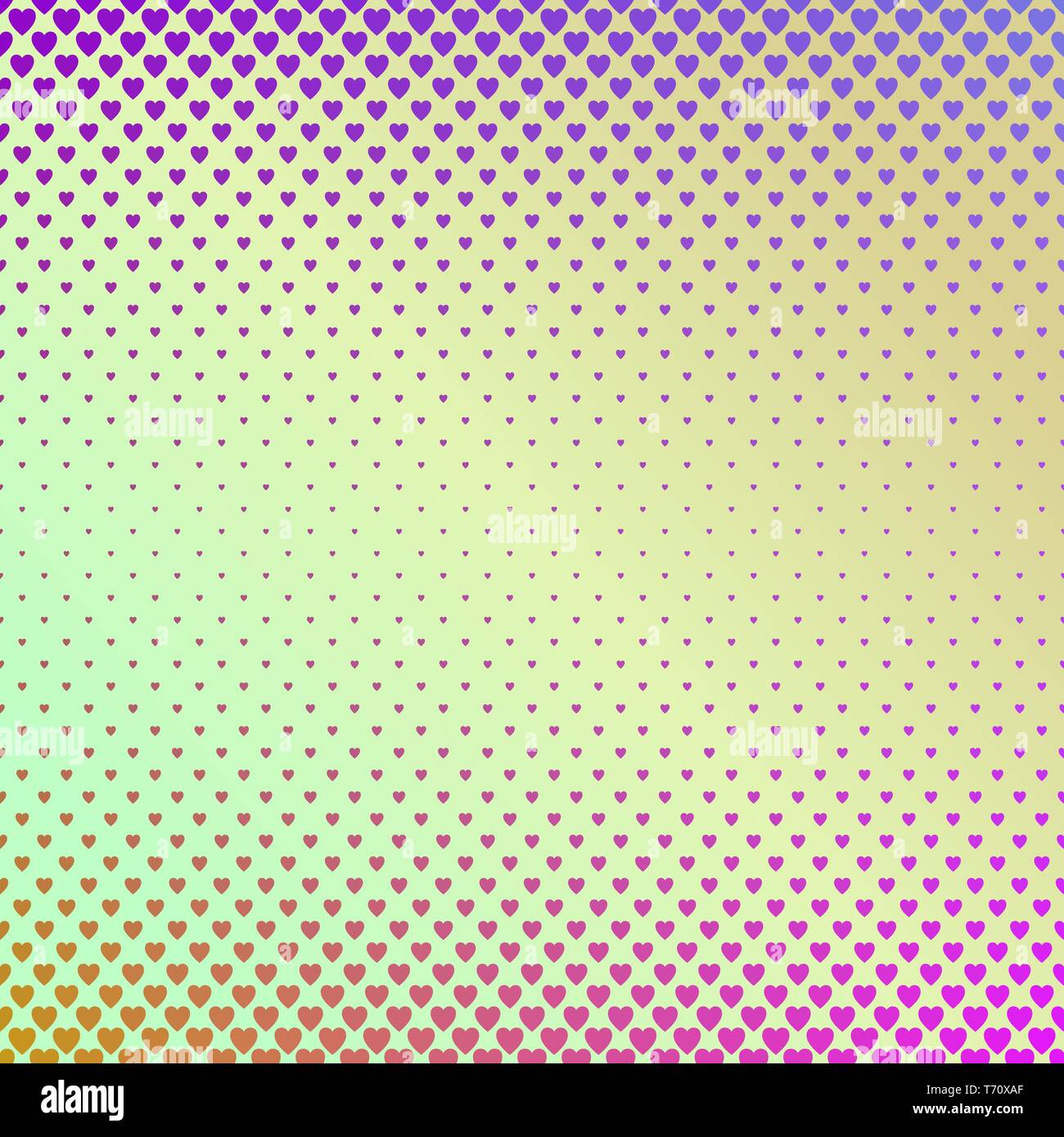 Retro gradient Herz Muster Hintergrund design-bunten Vektorgrafik Stock Vektor