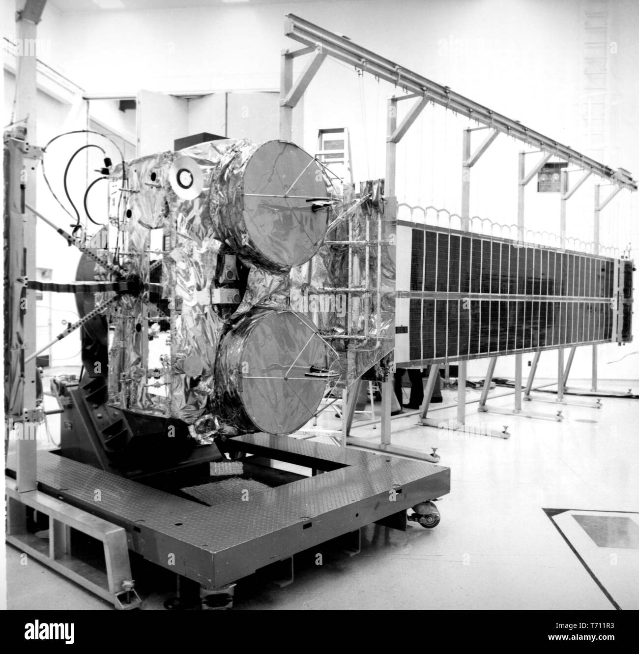 Die NASA-Kommunikationstechnologie Satelliten vorbereitet vom Kennedy Space Center, Florida, 16. Dezember 1975 zu starten. Mit freundlicher Genehmigung der Nationalen Luft- und Raumfahrtbehörde (NASA). () Stockfoto