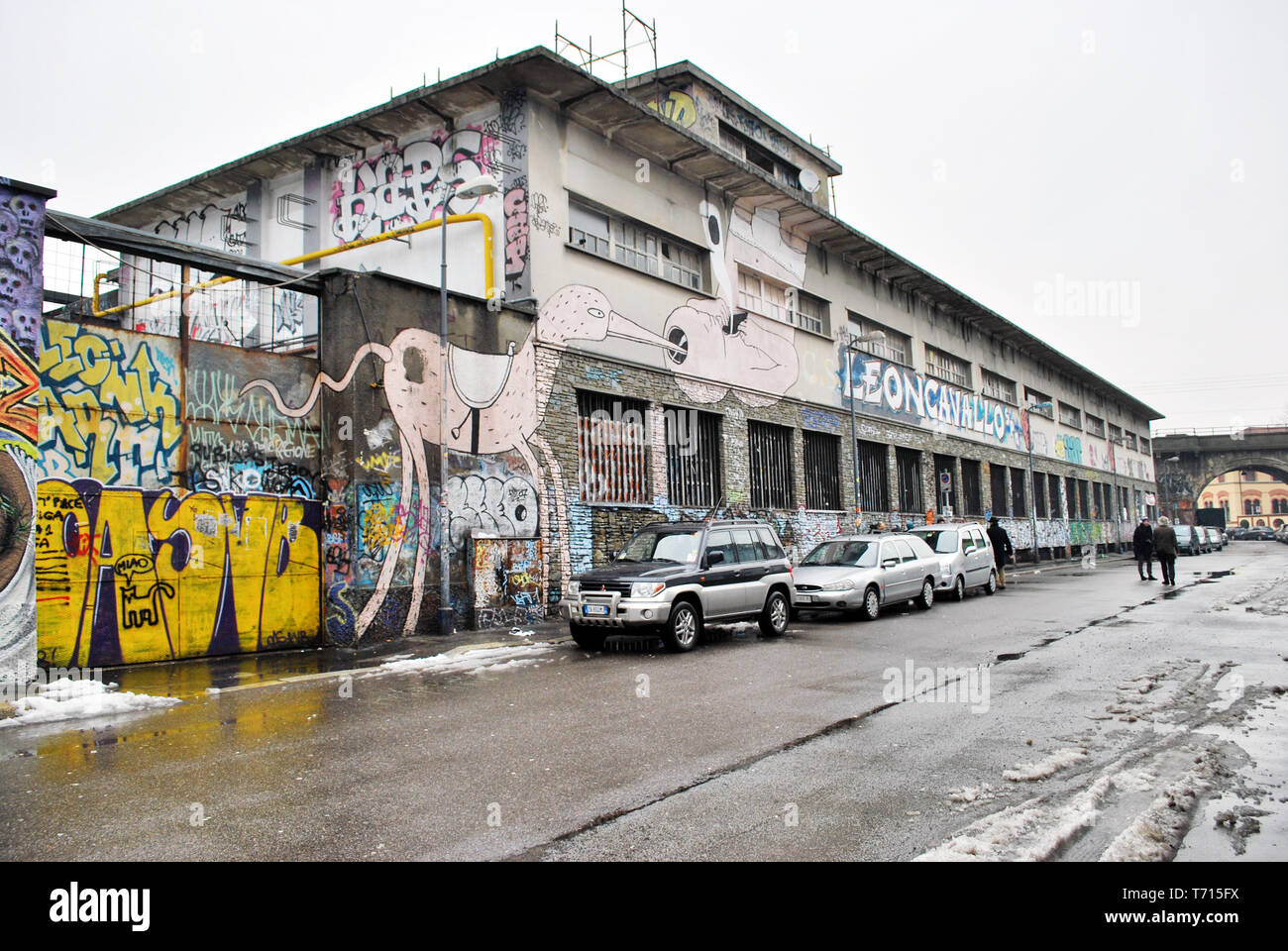 Das Leoncavallo soziales Zentrum, Mailand - Italien Stockfoto