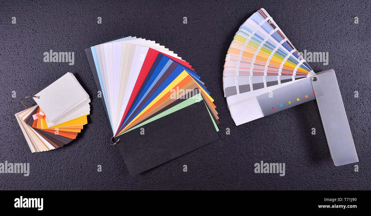 Papier Farbe Muster Stockfoto