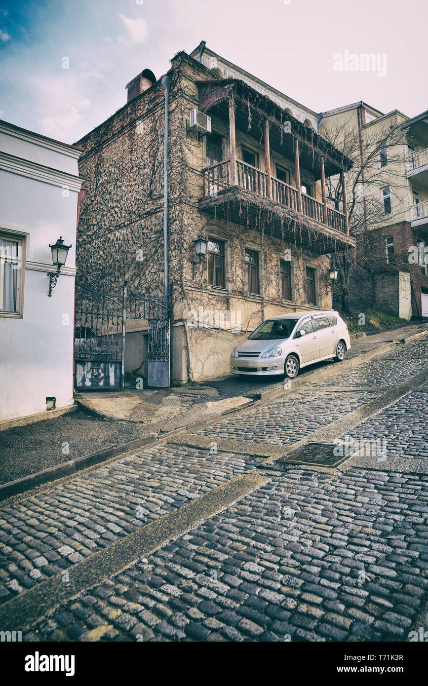 Altes Haus in der Altstadt Stockfoto