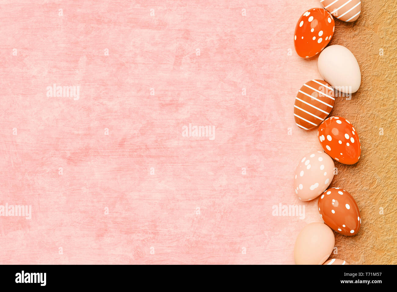 Eine schöne bunte Eier Ostern Hintergrund Stockfoto