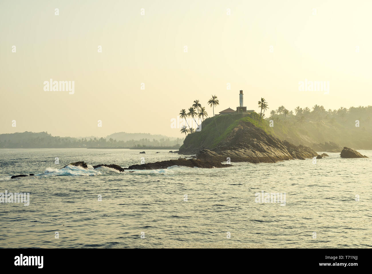 Blick auf die Küste von Sri Lanka Stockfoto