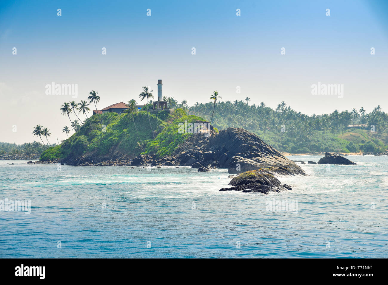 Blick auf die Küste von Sri Lanka Stockfoto