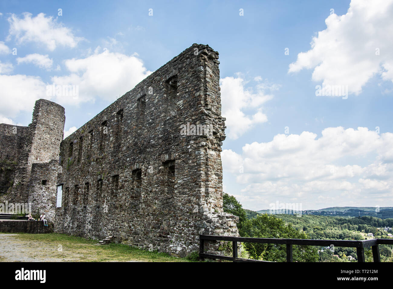 Burg Windeck Ruine Stockfoto