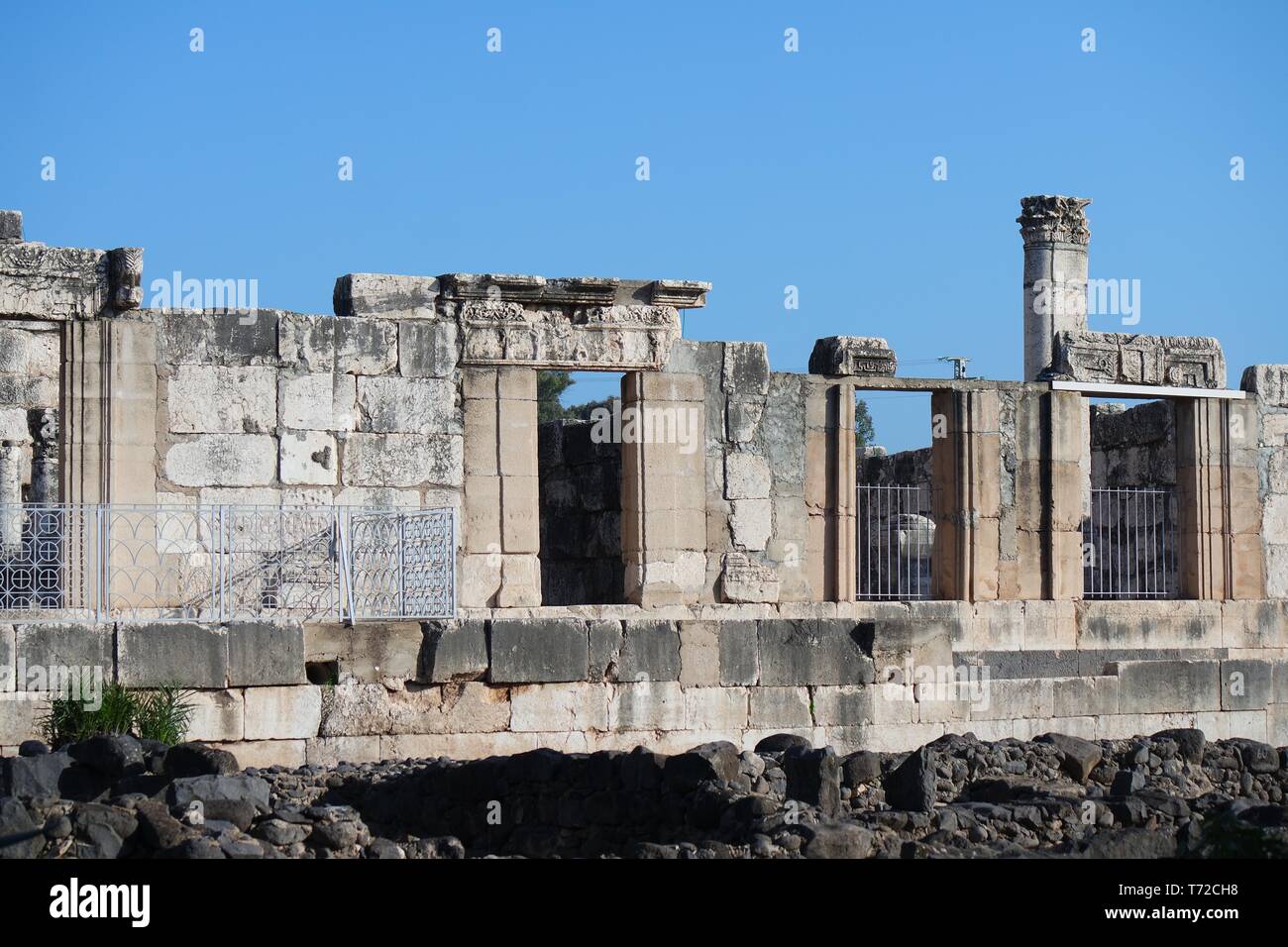 Alte Kapernaum, Israel Stockfoto
