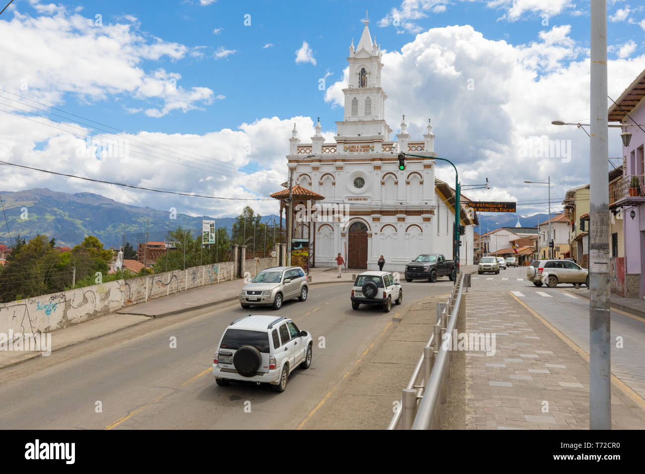 All Saints Church Cuenca Ecuador Stockfoto