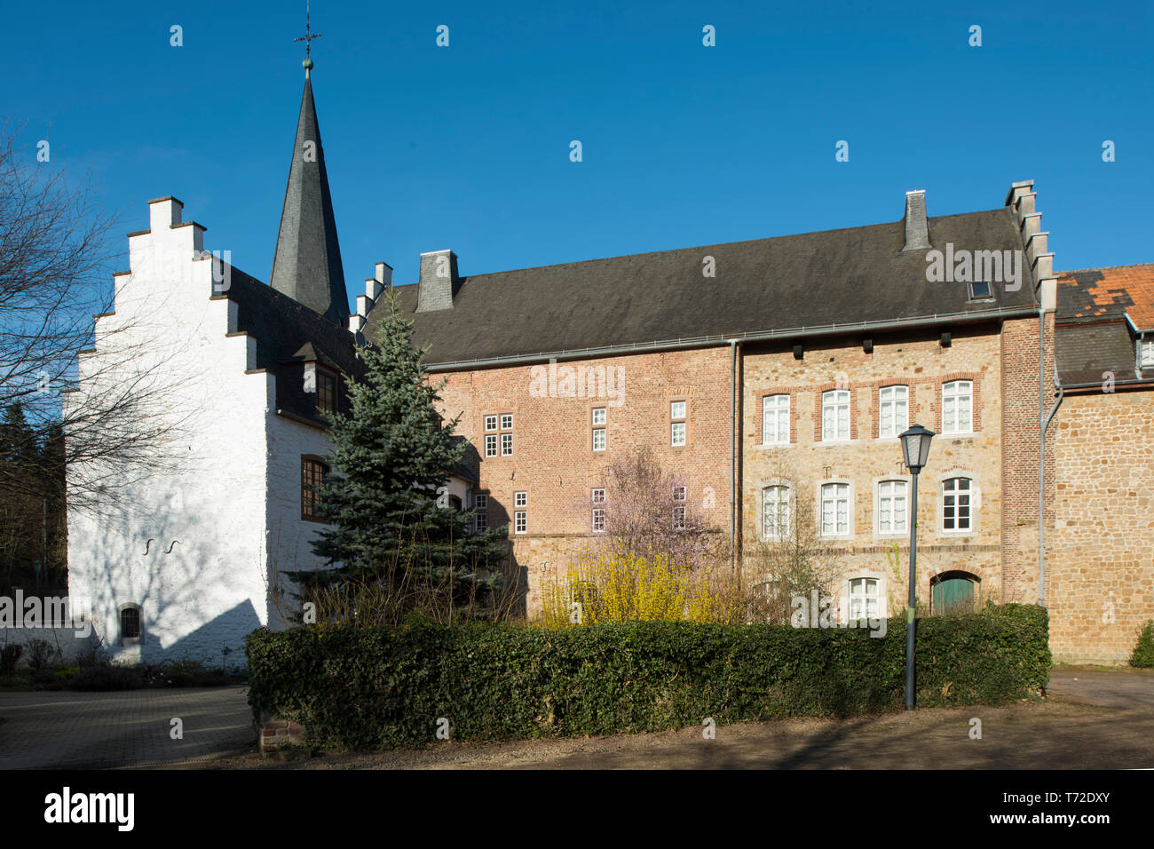 BRD, Europa, Deutschland, NRW, Kreis Düren, Langerwehe-Wenau, wenauer Kirche, ein Teil der seit 800 Jahren bestehenden Klosteranlage der Prämonstratenserinnen Stockfoto