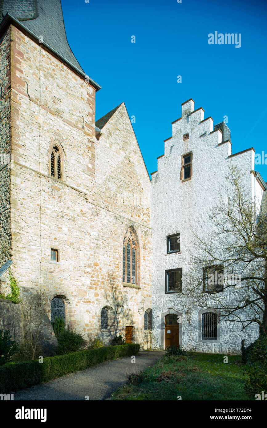 BRD, Europa, Deutschland, NRW, Kreis Düren, Langerwehe-Wenau, wenauer Kirche, ein Teil der seit 800 Jahren bestehenden Klosteranlage der Prämonstratenserinnen Stockfoto