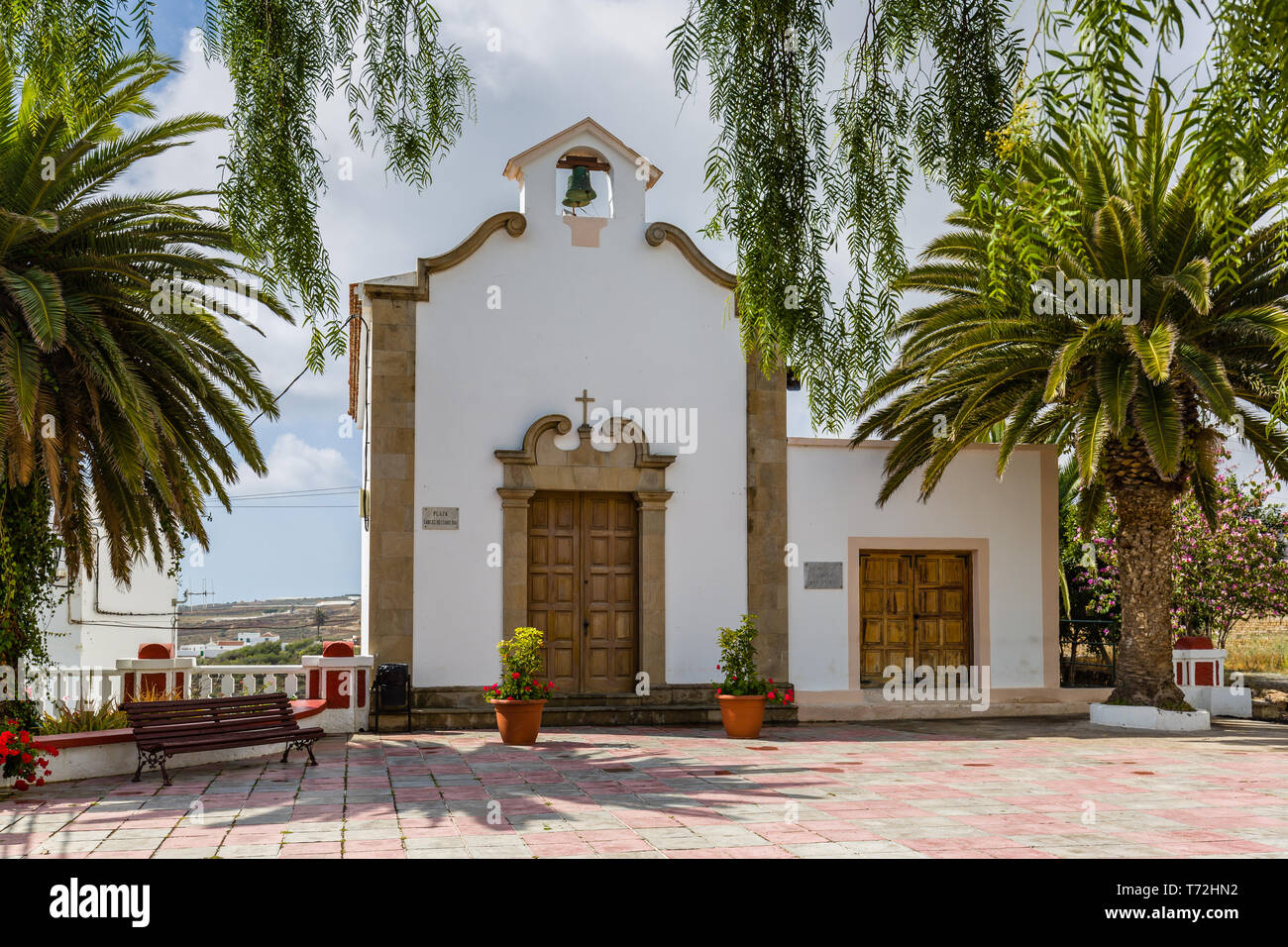 Kirche Mit Krypta Der Alten Arico Kreuz Arafo Teneriffa Spanien Stockfotografie Alamy