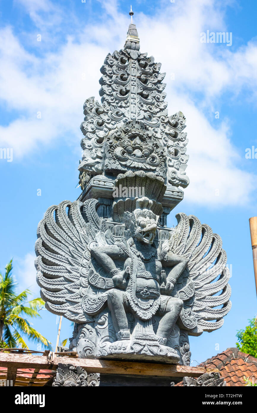 Ein Hindu Statue in Bali Indonesien Stockfoto