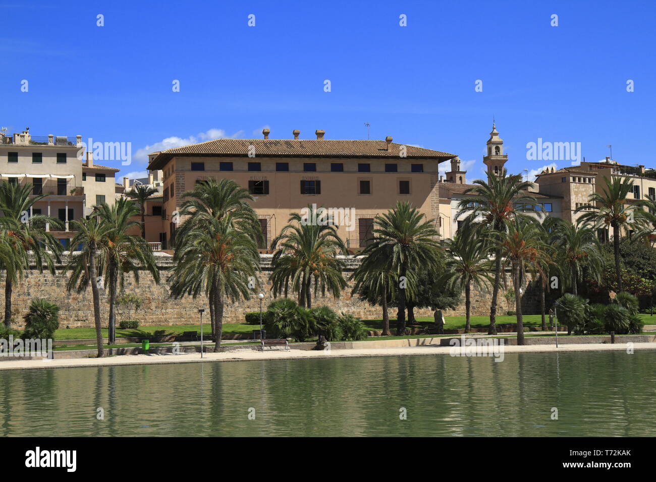 Fassaden, Palma de Mallorca, Spanien Stockfoto