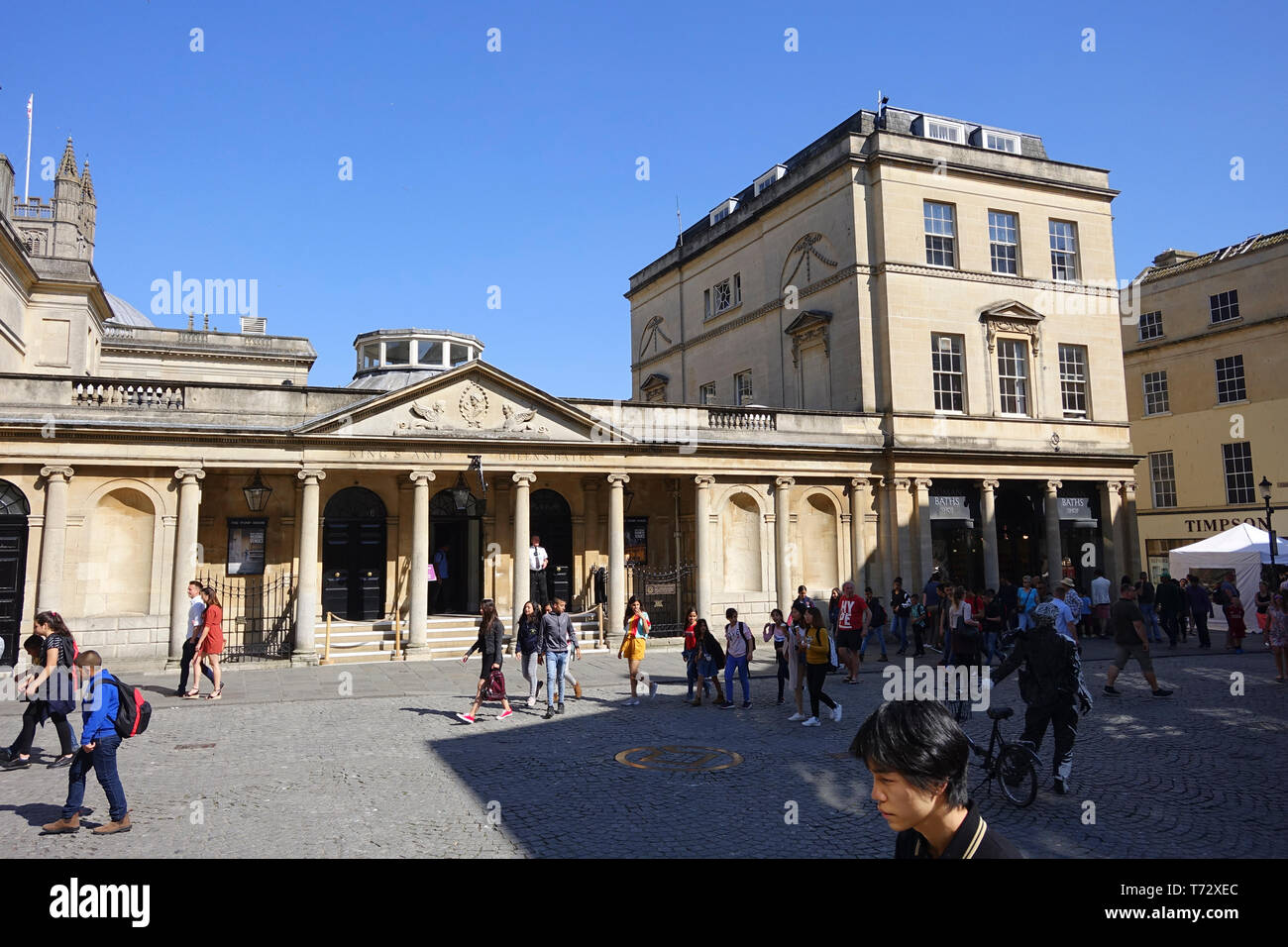 Bath Street Badewanne Somerset UK Stockfoto