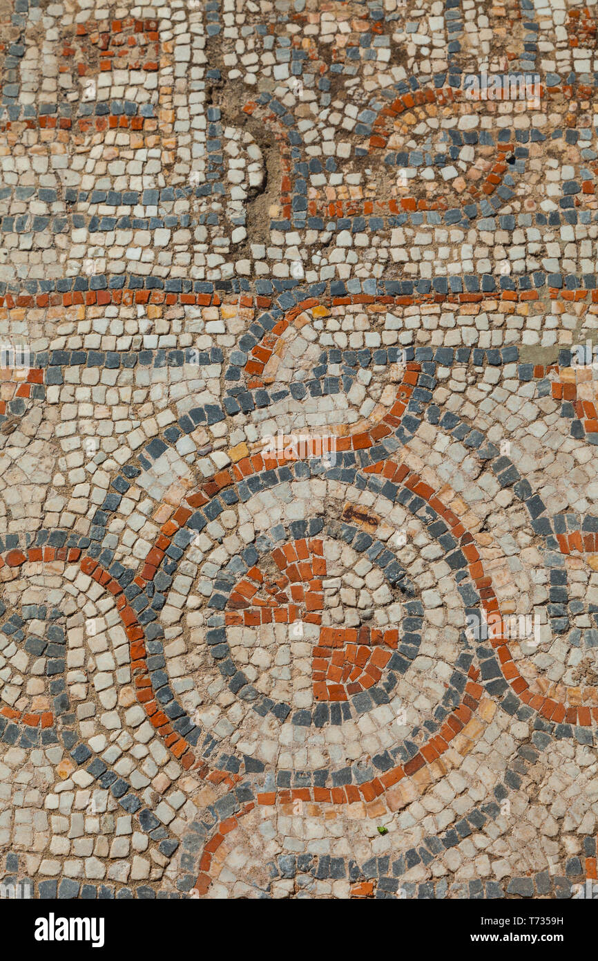 Mosaicos, Ciudad romana de Efeso (Ephesus), Pueblo de Selçuk, Región de