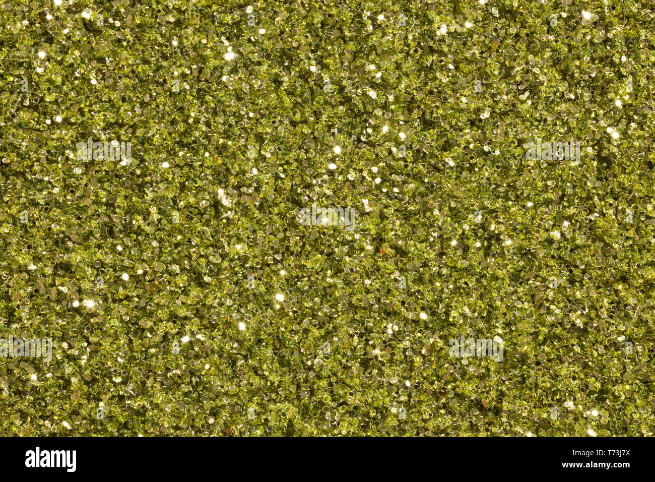 Hellgrün Kontrast Hintergrund mit Glitter. Glänzende Textur. Hochauflösendes Foto. Stockfoto