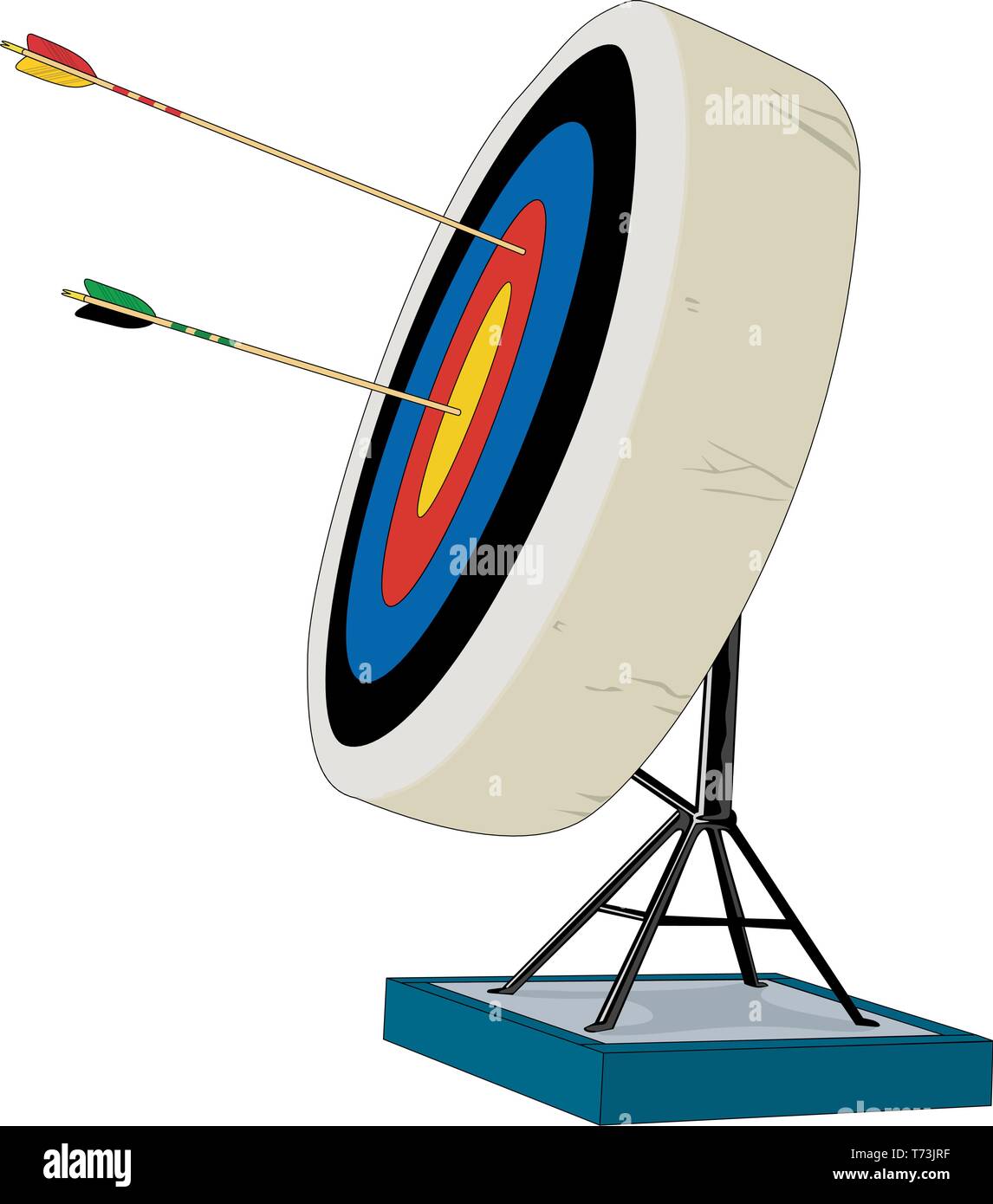 Bogenschießen Vector Illustration Stock Vektor