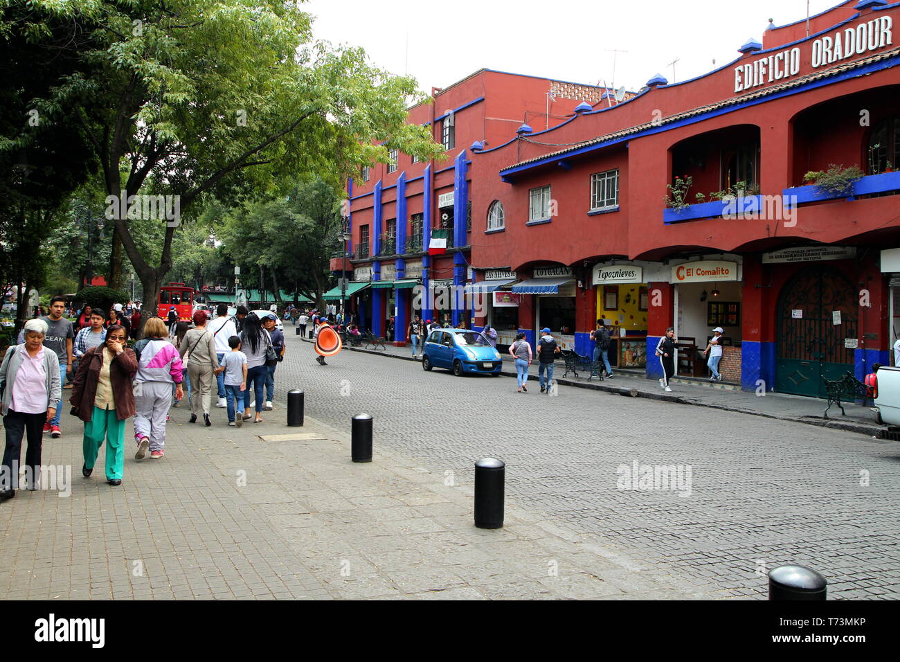 Coyoacan Borough, Mexiko Stadt. Stockfoto