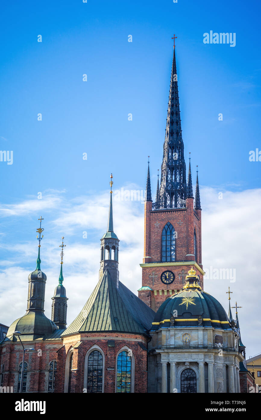 Große Kirche in Stockholm Schweden Stockfoto