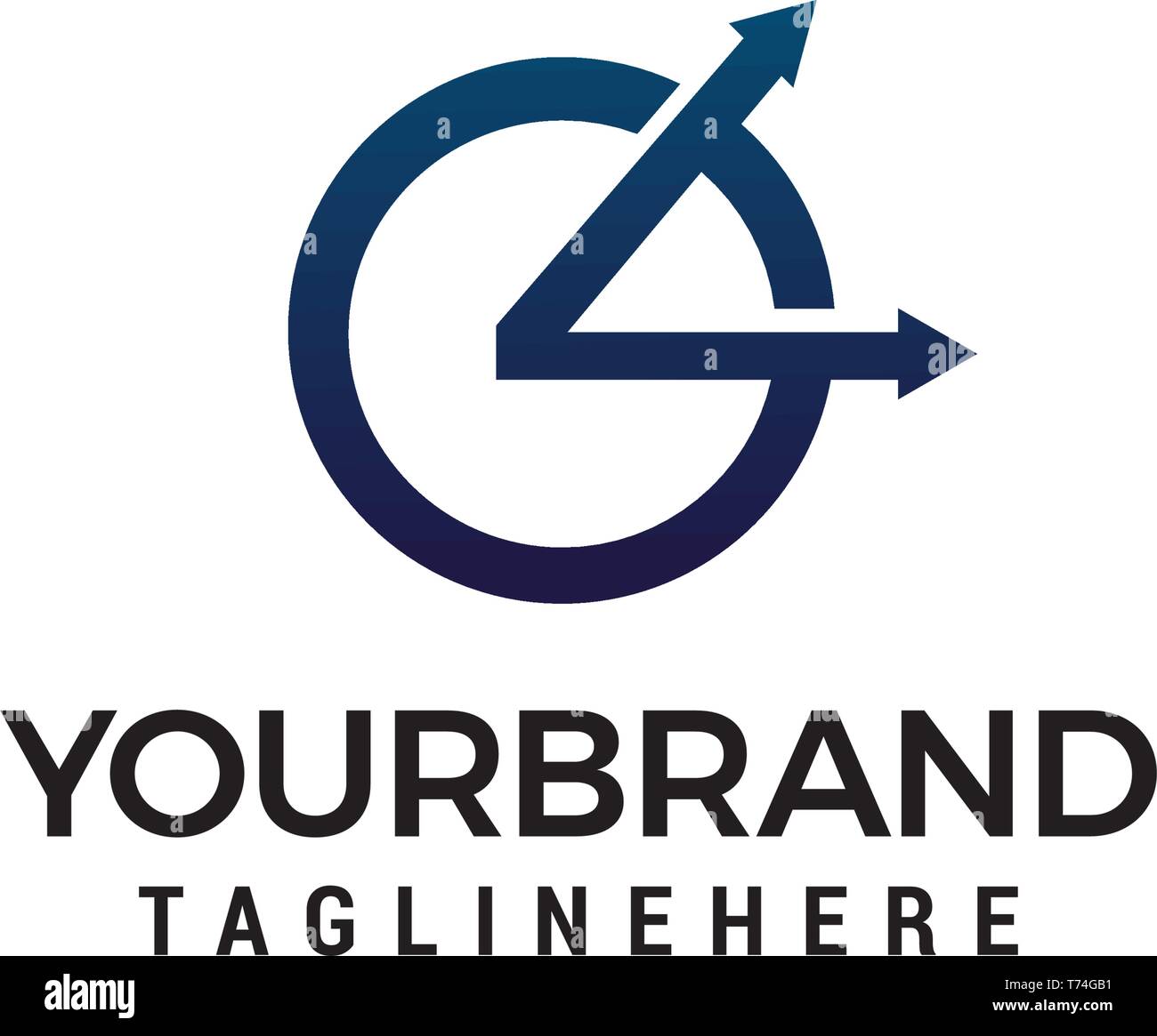 Wecker Logo Design Konzept Vorlage Vektor Stock Vektor