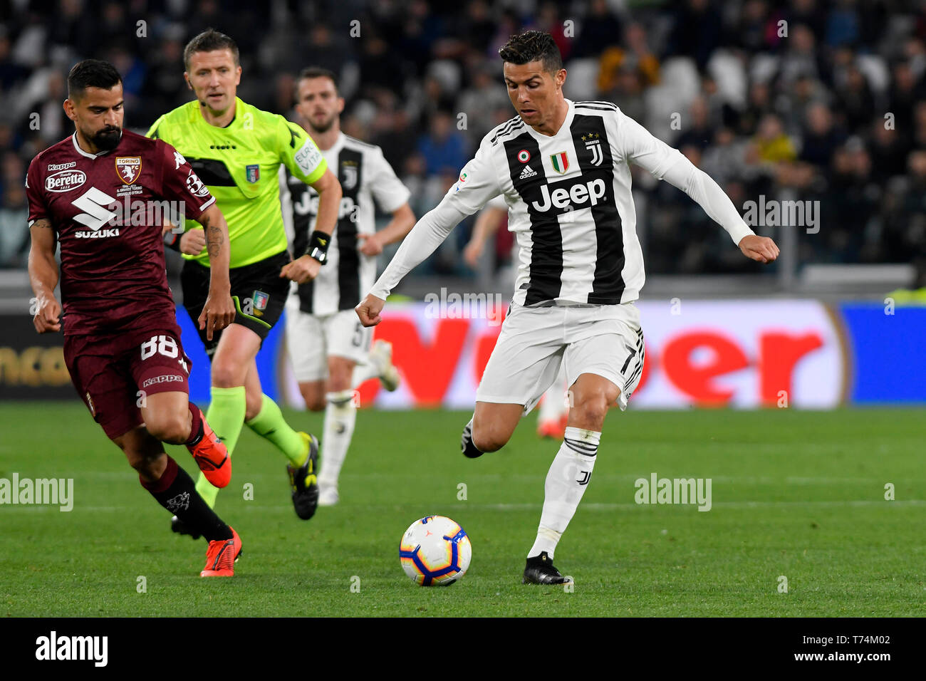 Allianz Stadion Turin Italien 3 Mai 2019 Ein Fussball Serie