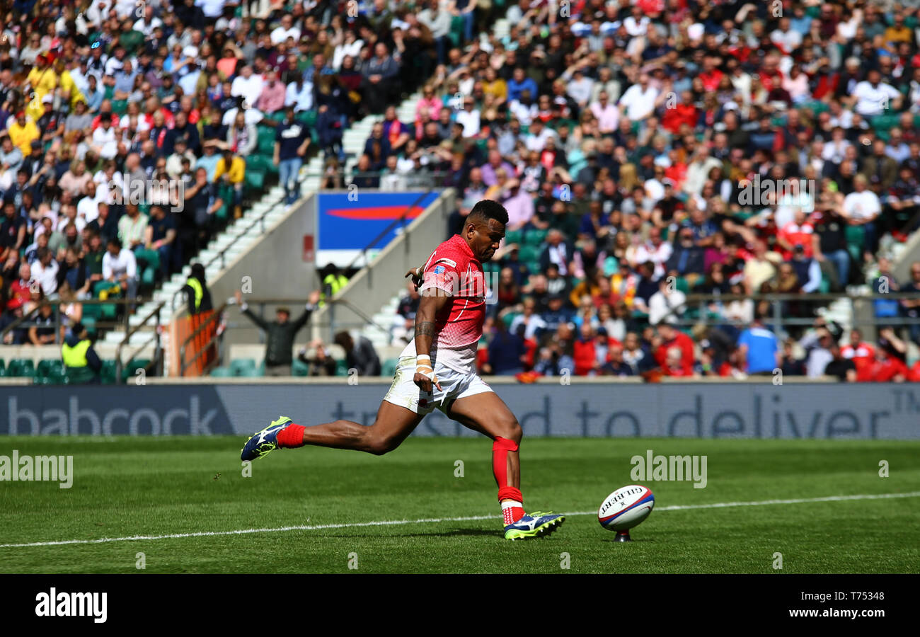 London, Großbritannien. 04 Mai, 2019. Die Babcock Trophy Match zwischen der britischen Armee und der Royal Navy bei Twickenham Stadium. Credit: Mitchell Gunn/ESPA-Images/Alamy leben Nachrichten Stockfoto