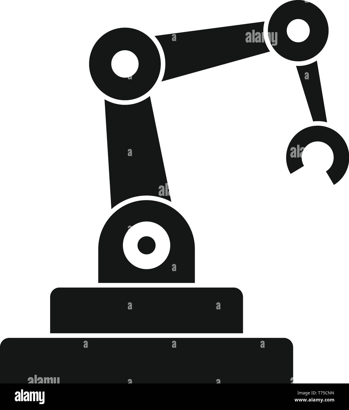 Auto Roboter Moderne Hand Symbol Einfache Abbildung Auto Roboter Moderne Hand Vektor Symbol Fur Web Design Auf Weissem Hintergrund Stock Vektorgrafik Alamy