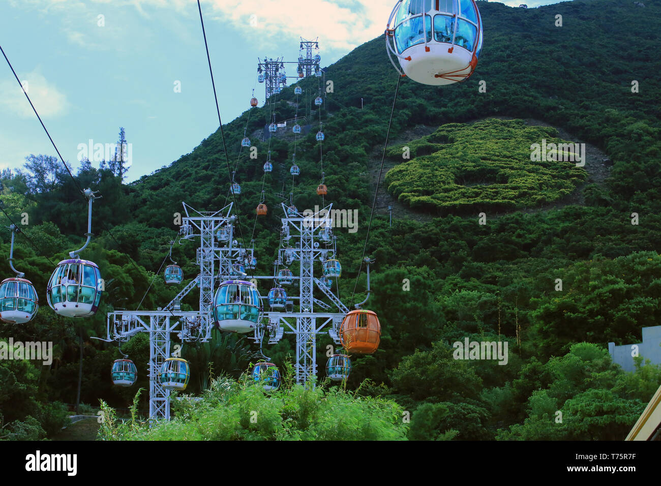 Ocean Park Hong Kong Ocean Park ist eine der grössten Vergnügungspark in Hongkong Stockfoto