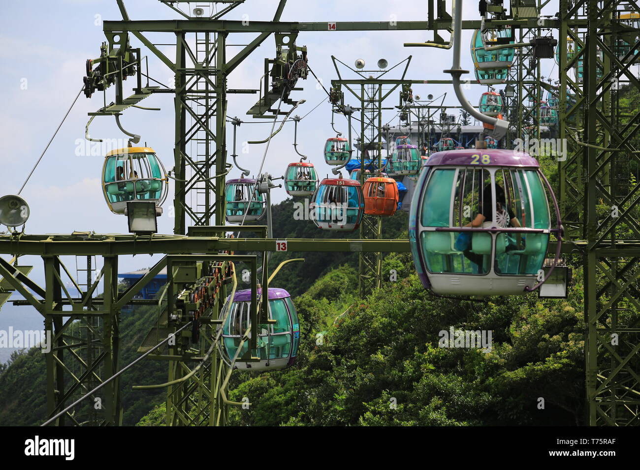 Ocean Park Hong Kong Ocean Park ist eine der grössten Vergnügungspark in Hongkong Stockfoto