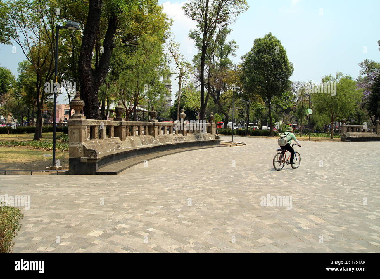 Alameda Central Park in Mexiko Stadt. Stockfoto