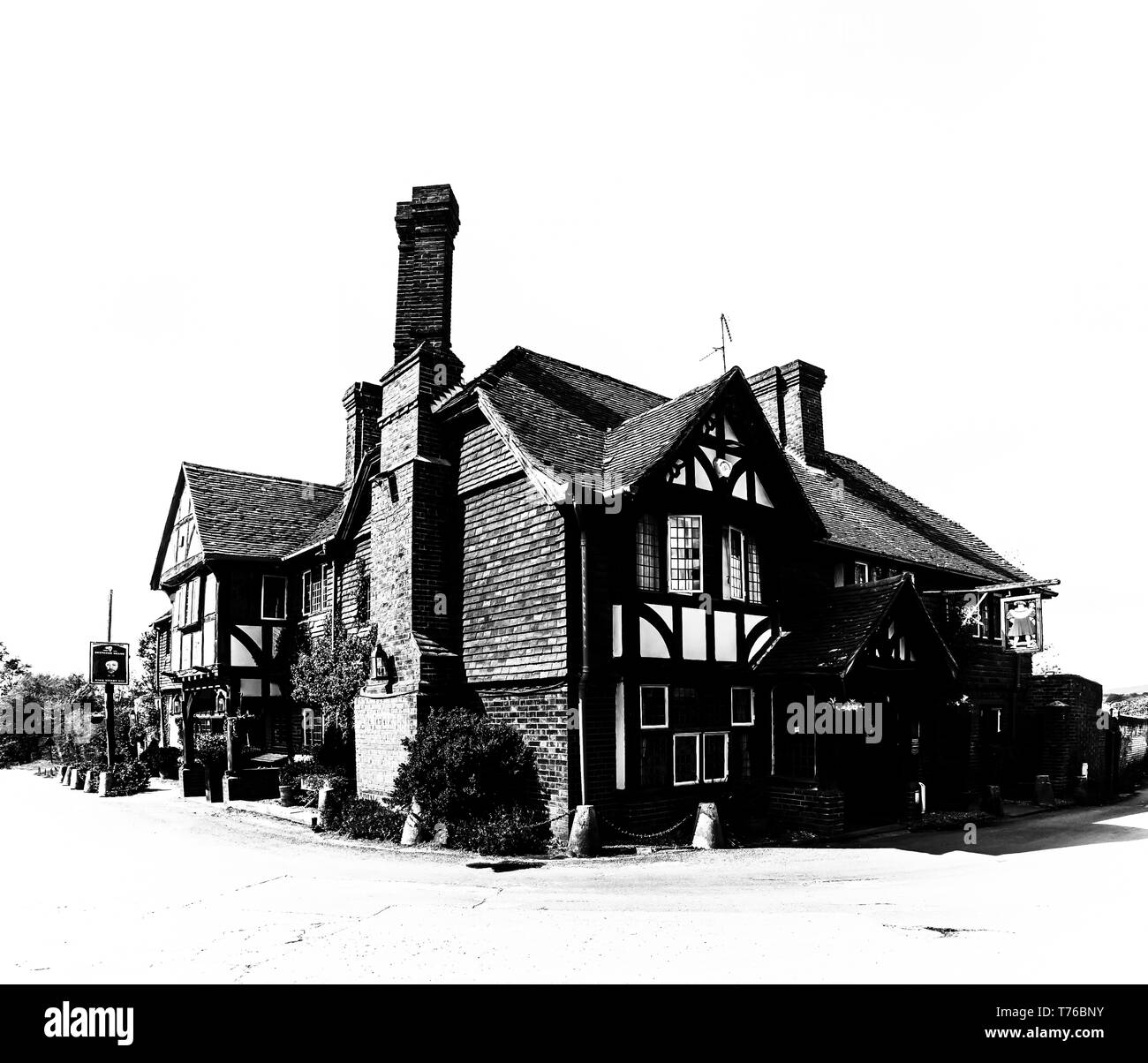 Das 17. Jahrhundert Public House von Heinrich VIII. in der Kent Dorf Hever, der angestammten Heimat von Anne Boleyn, der zweiten Frau von König Heinrich VIII. Stockfoto