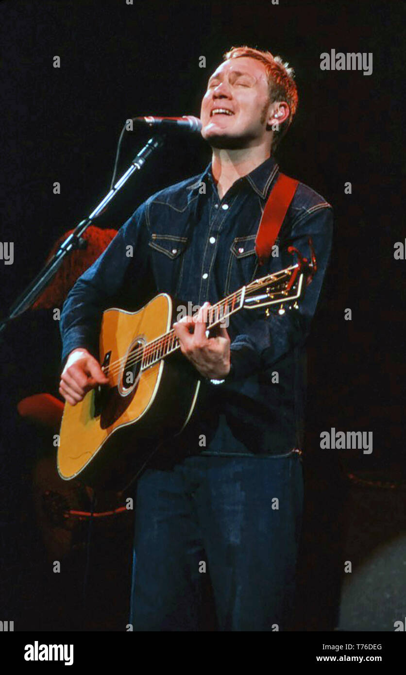 David Gray Englische Singer Songwriter Im Jahr 2001 Stockfotografie Alamy