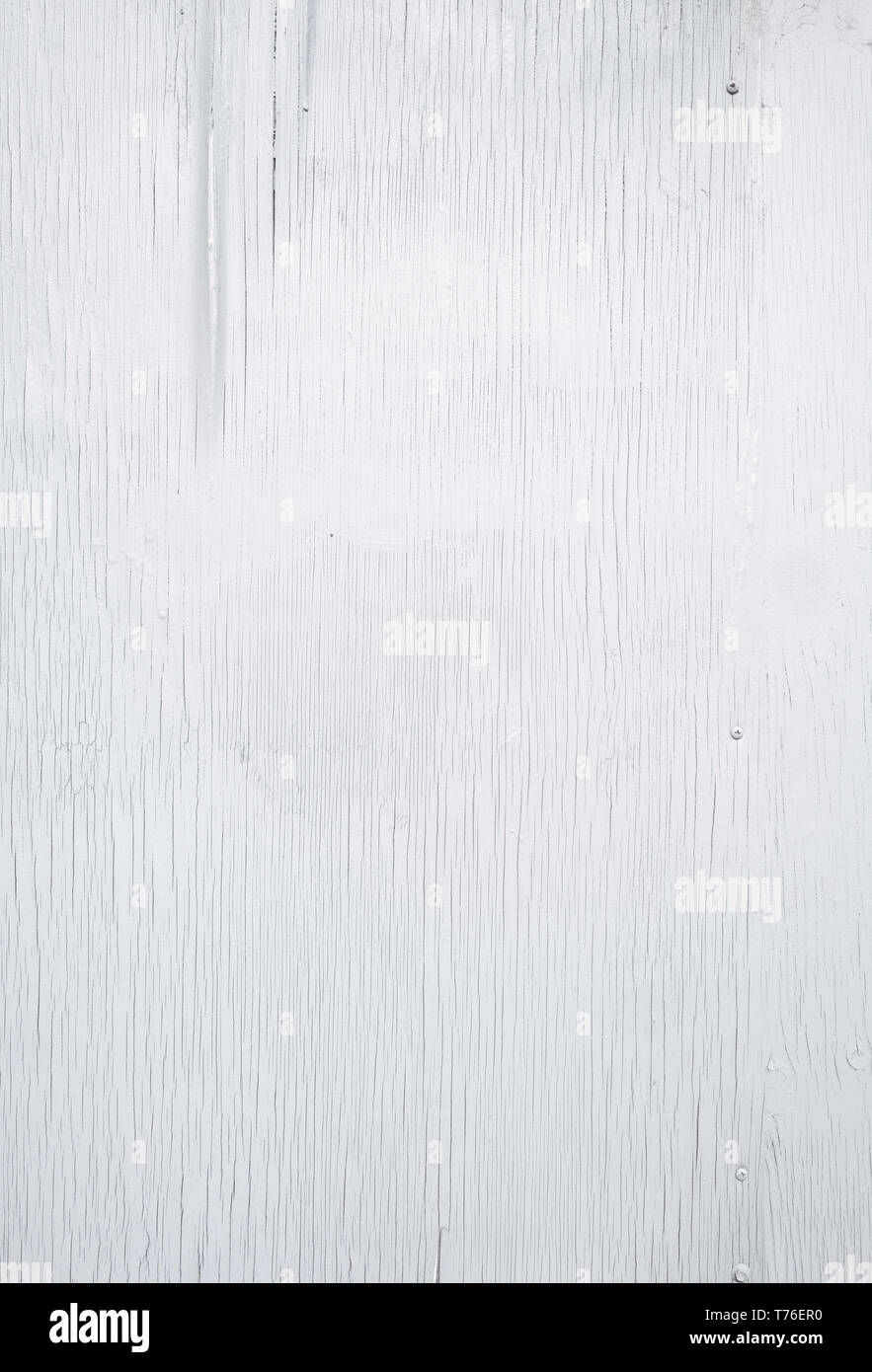 Close up Abschnitt eines weißen gemalten Textur Stockfoto