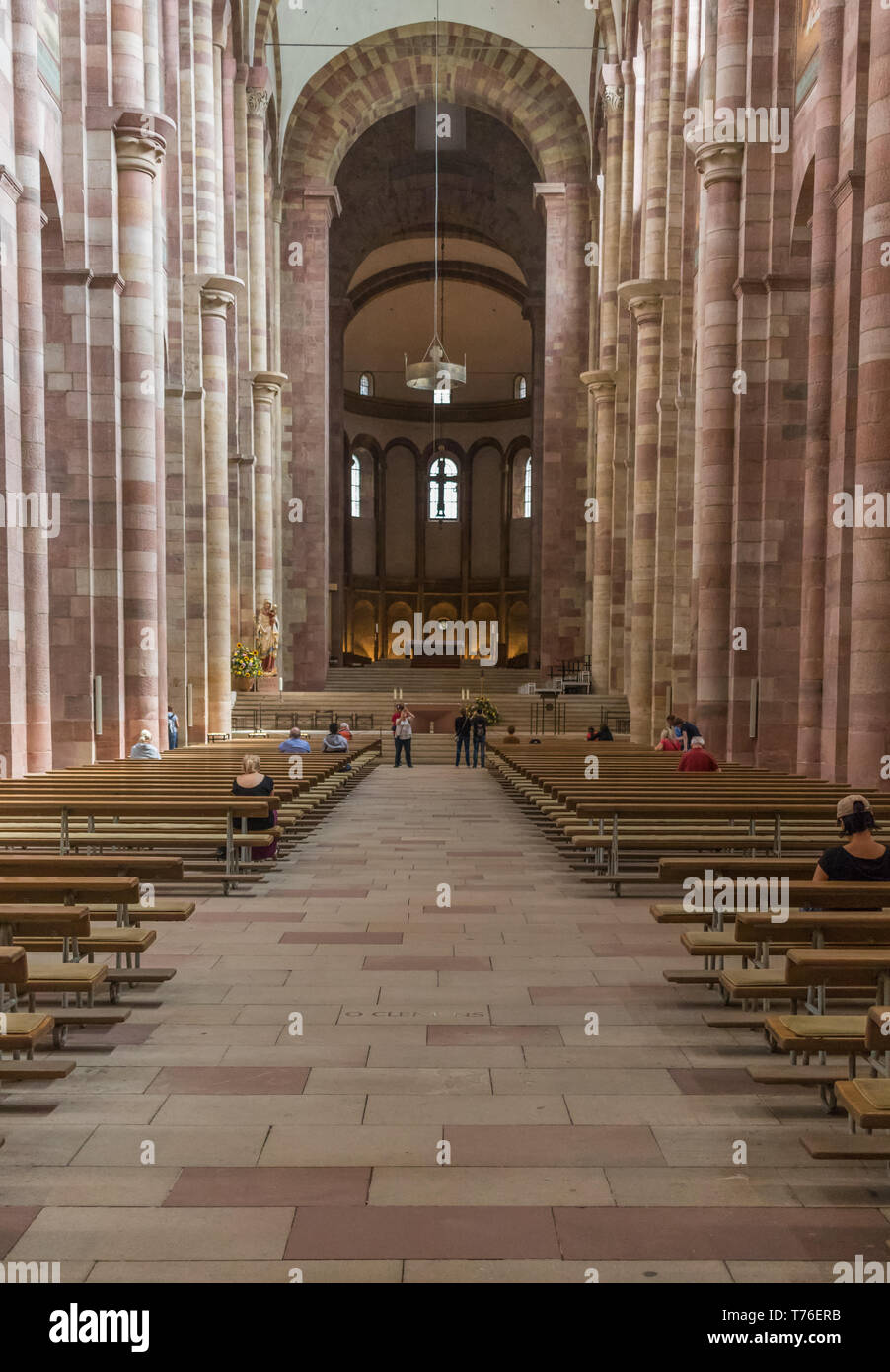 Speyer, Deutschland - berühmt für die 1529 Protestierung, und ein UNESCO-Weltkulturerbe, Speyer ist eine wunderbare Stadt am Rhein Stockfoto